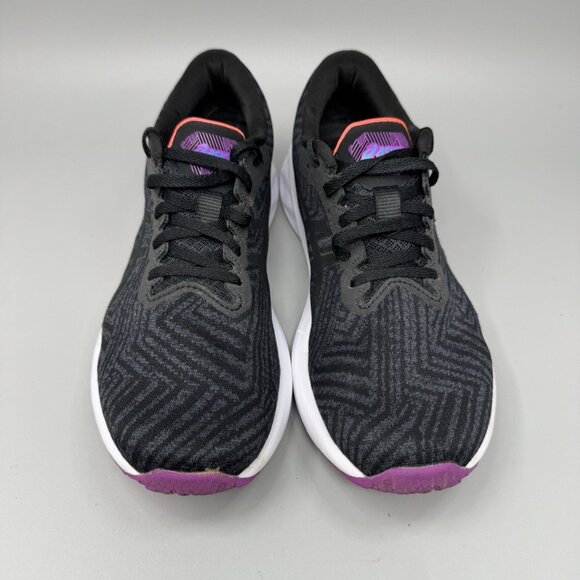 Asics Roadblast Womens Size 8 Black White Athletic Running Shoes Sneakers - Picture 5 of 9